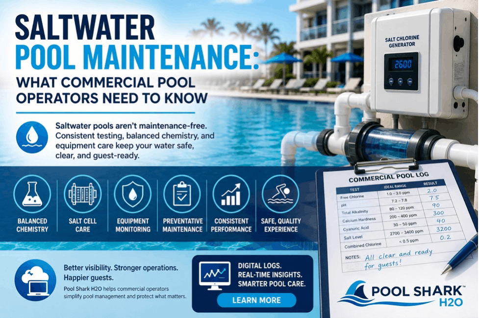 Saltwater Pool Maintenance: What Commercial Pool Operators Need to Know